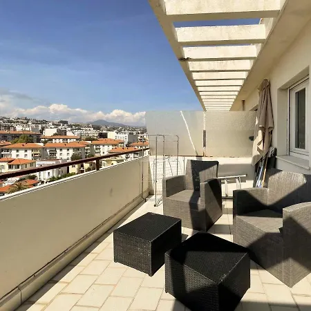 California Park - Wifi, Ac, 4 Pers Apartament Nicea